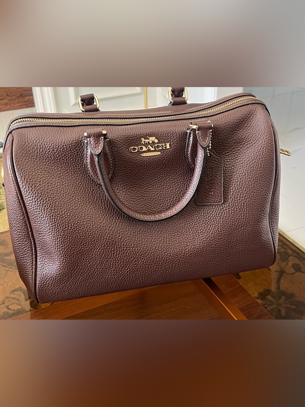 Coach Slouchy Large Maple Rowan - Like New